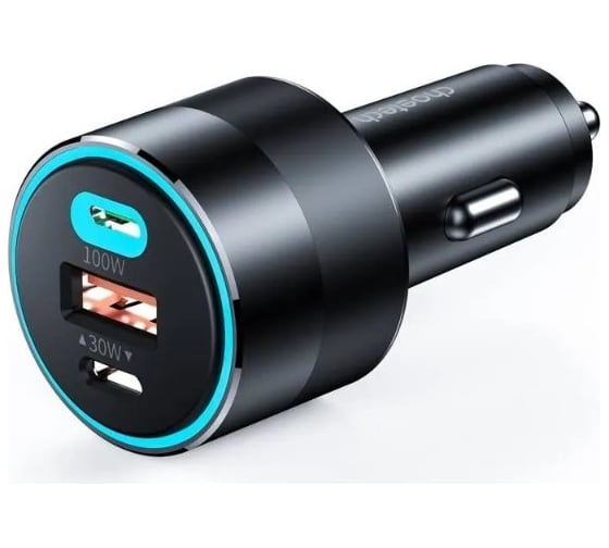 Зарядное автомобильное устройство Choetech 130 Вт, USB A QC3.0 + 2xUSB, C PD3.0 TC0011-BK