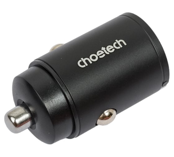 Автомобильное зарядное устройство Choetech 30 Вт, 2xUSB C TC0006-V2-BK