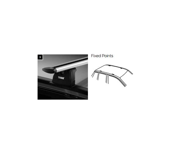 Установочный комплект Thule Kit TOYOTA Avensis, 5-dr Estate, 09-17 г.в. 3073