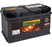 Аккумулятор BLIZZARO AGM 80R 800 A, 315x175x190 мм 462591