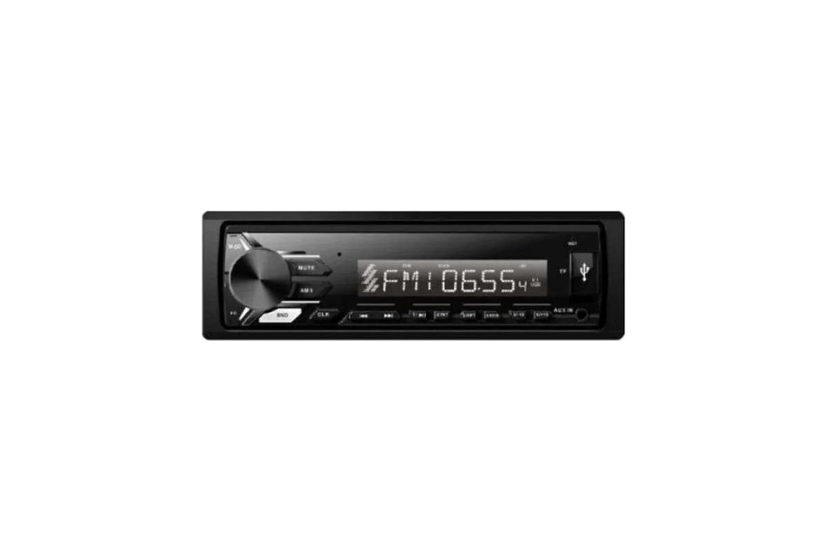 Автомагнитола FIVE 1din, белая, Bluetooth, USB, AUX, SD, FM, 4х50 F26W