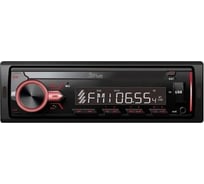 Автомагнитола FIVE 1din, красная, Bluetooth, USB, AUX, SD, FM, 4х50 F24R