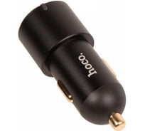 Автомобильная зарядка от прикуривателя Hoco nz6, 1xusb-a, 2xtype-c, pd45w, черный 900438