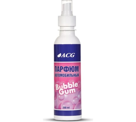 Парфюм автомобильный ACG BUBBLE GUM с ароматом жевательная резинка, 200 мл 1009444