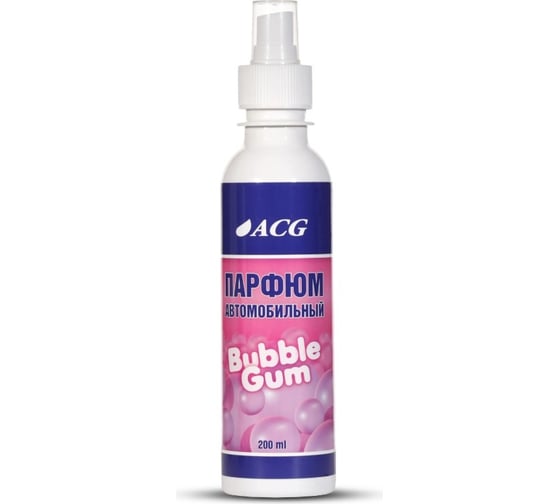 Парфюм автомобильный ACG BUBBLE GUM с ароматом жевательная резинка, 200 мл 1009444