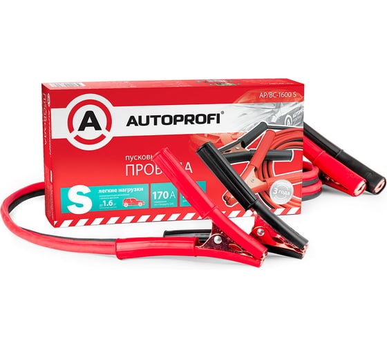 Пусковые провода 2.2 м AUTOPROFI AP BC -1600 S