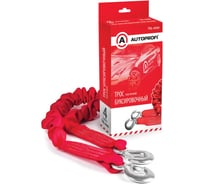 Буксировочный трос AUTOPROFI строп-лента, эластичный, 4т, 1,5-4м, 2 крюка, 1 20 TRL-4000