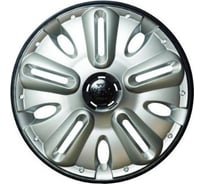 Колпаки LION Барс 13, серебристо-черный, комплект 2 шт. LW1302