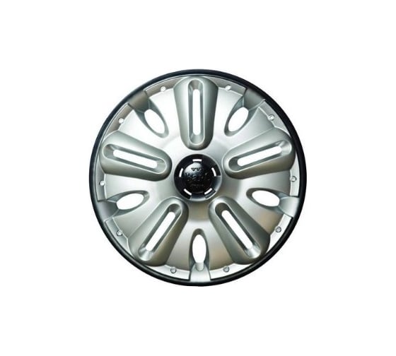 Колпаки LION Барс 13, серебристо-черный, комплект 2 шт. LW1302