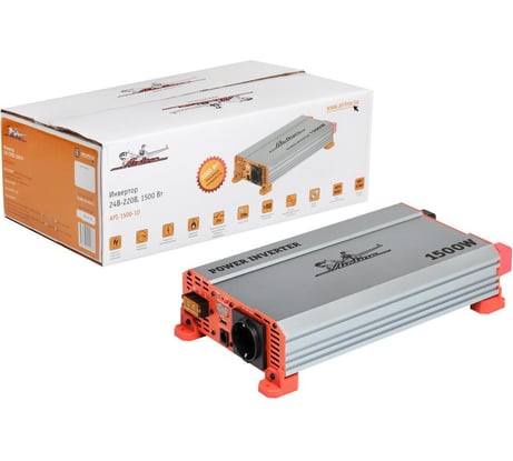 Инвертор Airline 24В-220В, 1500 Вт API-1500-10