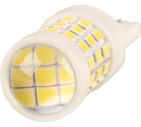 Автолампа SKYWAY диод t20 w21/5w, 12-24v, 51smd диода 2-конт. белая противотуманные, стопы, задний ход S08202102