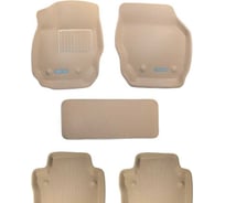 Коврики PSV для Audi Q7 I 4L 2005-2015 3D бежевый Kagu 109277