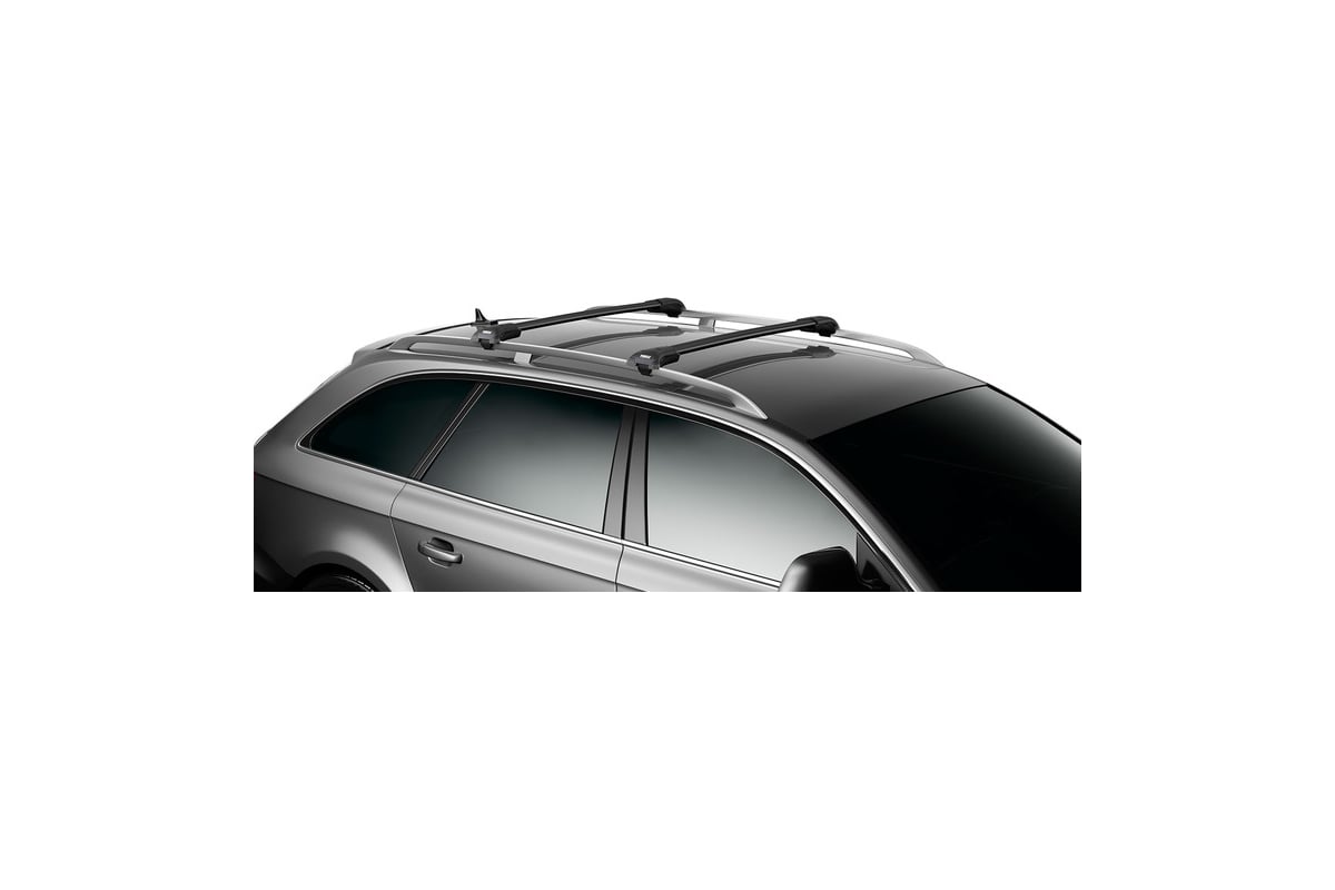 Багажник Thule WingBar Edge черного цвета на Fixpoint / интегр. рейлинги  Длина дуг M+L 9595В