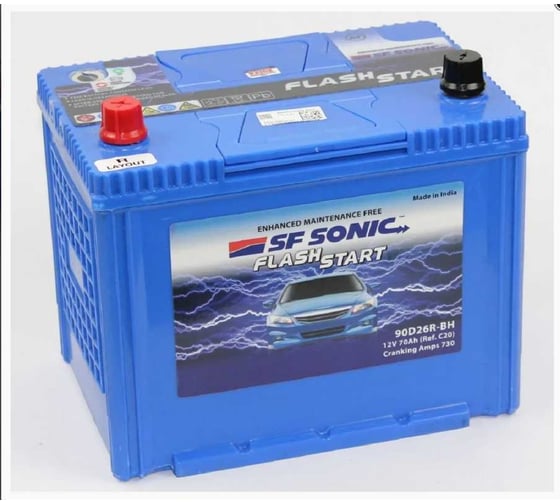 Автомобильный аккумулятор SF Sonic 6ст-70.1 (90d26r) FS-90D26R-ВН