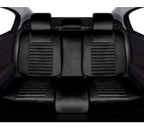 Накидка сиденья SKYWAY велюр elegant-2, 13 предметов, черный S01301172