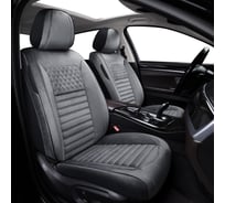 Накидка сиденья SKYWAY велюр elegant-2, 6 предметов, серый S01301173