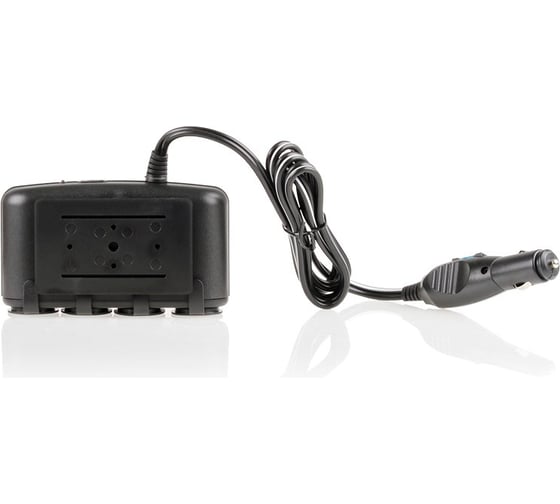 Разветвитель прикуривателя с удлинителем 1м /4 выхода/ + USB Heyner 511 000