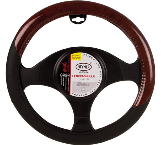 Двухсторонний чехол на руль из перфорированной экокожи (37-39см) Heyner 604 000 1