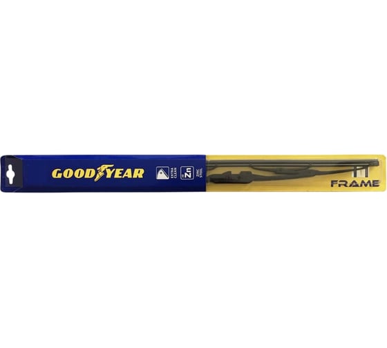 Всесезонная каркасная щетка стеклоочистителя 18"/45 см (3 переходника) Goodyear FRAME GY000318