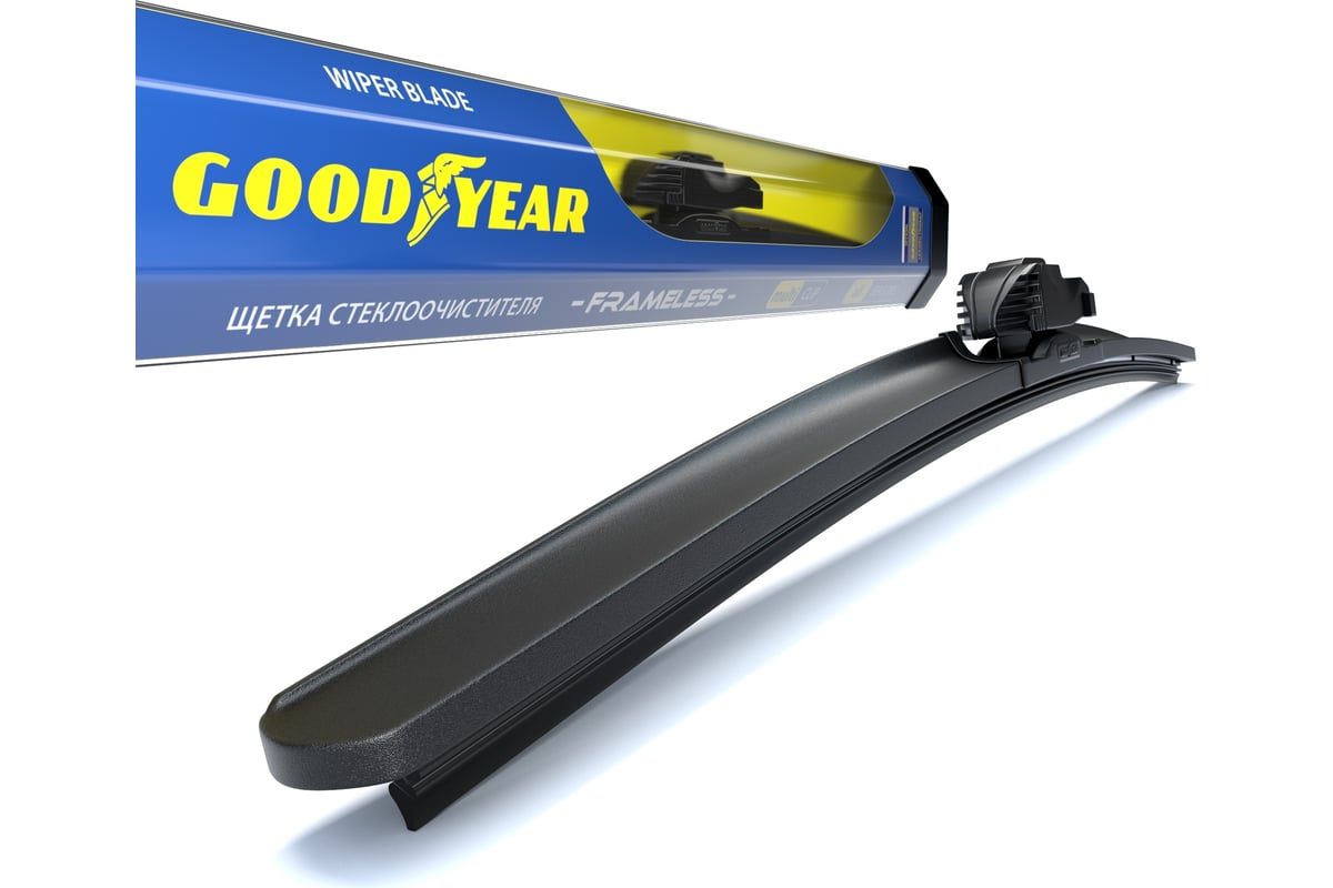 Бескаркасная щетка стеклоочистителя 22"/55 см Goodyear FRAMELESS ...