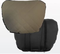 Подушка на подголовник PSV Lux Way РОМБ Бежевый экокожа 131796