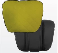 Подушка на подголовник PSV Lux Way РОМБ Желтый экокожа 132351