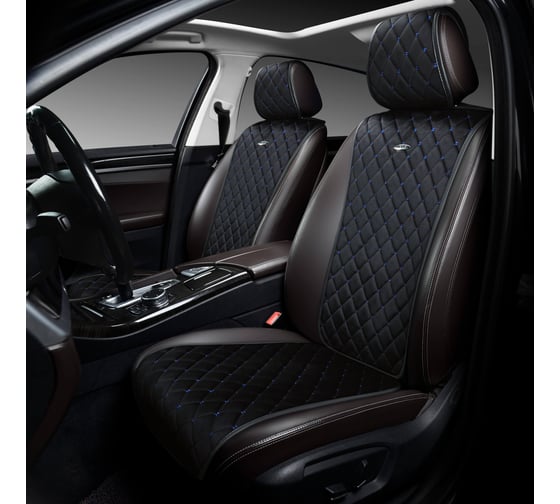 Накидки PSV Asterion PRO 2 FRONT Черный Отстрочка синяя, 2 шт. 134970 1
