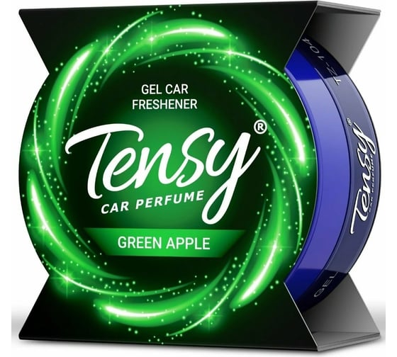 Ароматизатор Tensy банка гель green apple TZ-104