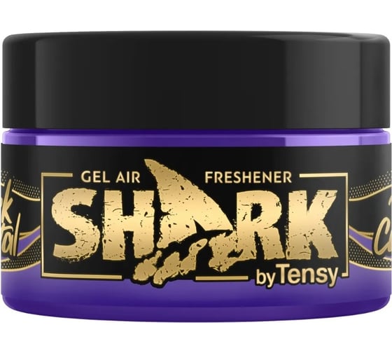 Ароматизатор Tensy shark банка черный лед гелевая основа TZ-01