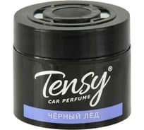 Ароматизатор Tensy банка гель черная черный лед с пробником KZ-01