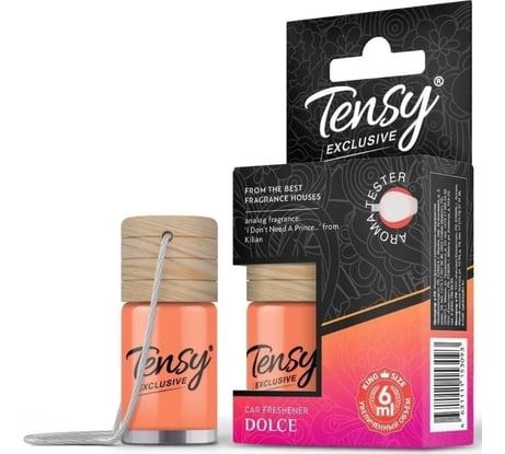 Ароматизатор Tensy бутылочка с дер.крыжкой эксклюзив dolce (by kilian) с пробником TB-28