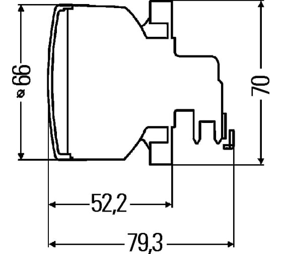 Задний фонарь автомобиля Hella 12 В 2SB 009 001-061