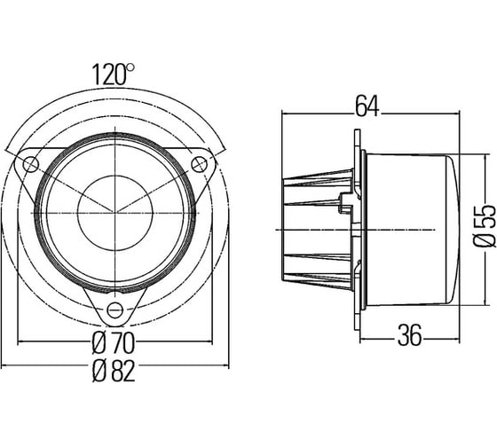 Задний габаритный огонь Hella 2SA 011 172-441
