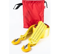 Буксировочный трос Tplus 8т 5м, Крюк/Крюк, с флажками T002267