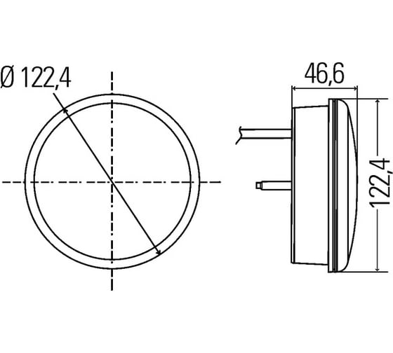 Задний фонарь Hella 2SB 344 200-027