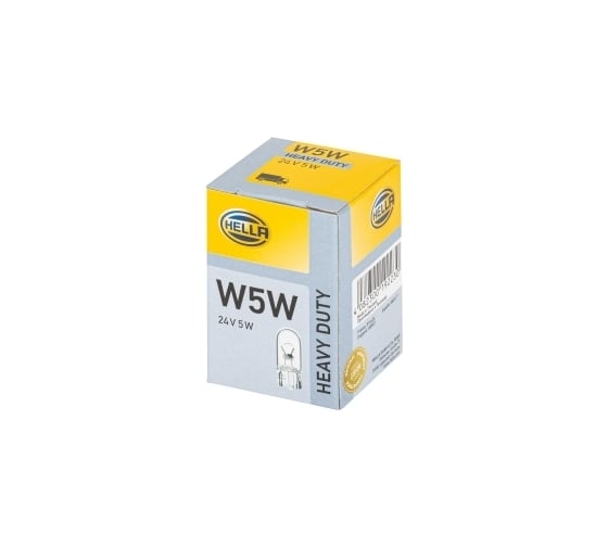 Лампа накаливания Hella W5W 24V 5W W 2,1x9,5d, 10 шт 8GP 003 594-251