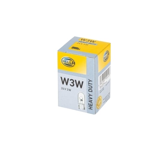 Лампа накаливания Hella W3W 24V 3W W 2,1x9,5d 8GP 003 594-241
