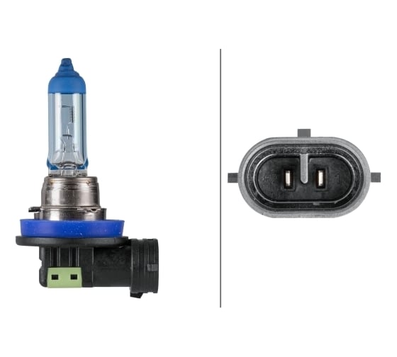 Лампа накаливания Hella, H11 12V 55W PGJ19-2 WL White Light 3700K 8GH 223 498-151