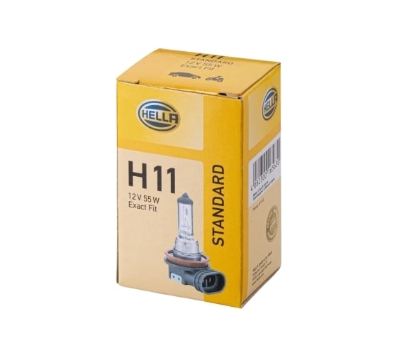Лампа накаливания Hella H11 12V 55W PGJ 192 8GH 008 358-121