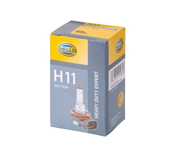 Лампа накаливания Hella, H11 24V 70W PGJ19-2 Heavy Duty Expert 8GH 008 358-251
