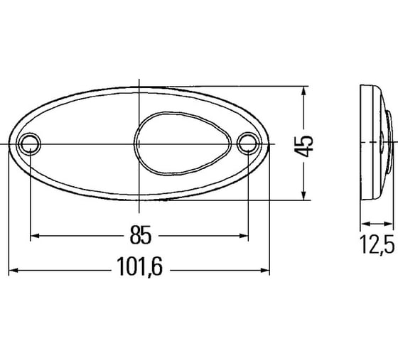 Задний фонарь Hella 2TM 964 295-097