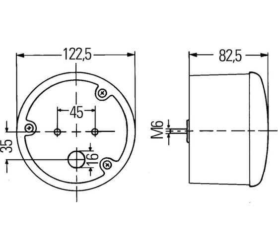 Задний фонарь Hella 2TA 964 169-067