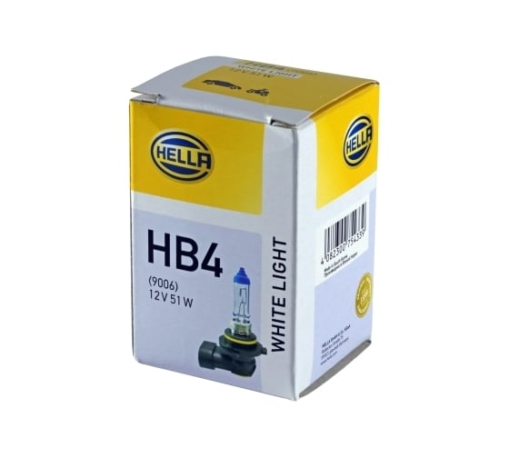 Лампа накаливания Hella HB4 12V 51W P22d White Light 3700K 8GH 223 498-171