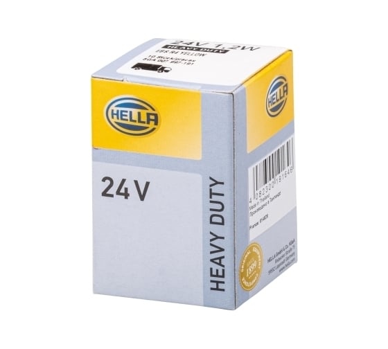 Лампа накаливания Hella, 24V 24V 1,2W EBS R4 yellow 8GA 007 997-191
