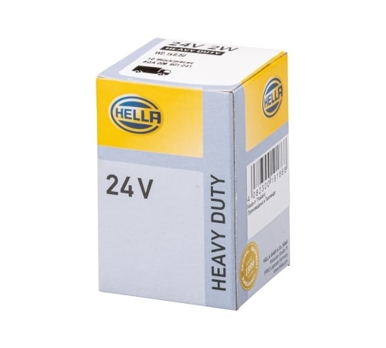 Лампа накаливания Hella, T10 24V 2W W 2,1x9,5d 8GA 008 901-241