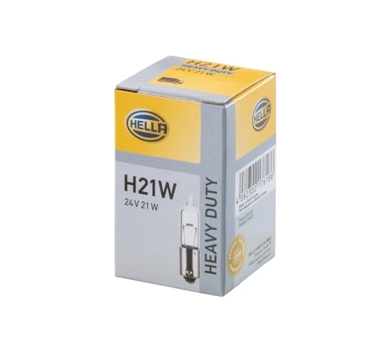 Лампа накаливания Hella H21W 24V 21W BAY 9s 8GH 008 417-012