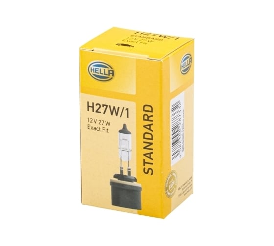 Лампа накаливания Hella, H27W/1 12V 27W PG13 8GH 008 991-021