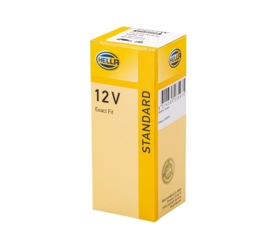 Лампа накаливания Hella, P27/7W 12V 7W W2,5x16q 8GD 007 731-271 1