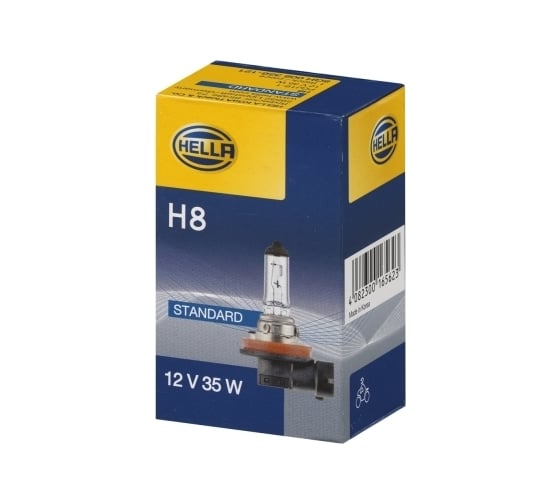Лампа накаливания Hella HB3, 12 В, 60 Вт, P20d, White Light, 3700 K 8GH 223 498-161
