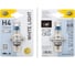 Лампа накаливания Hella H4, 12 В, 60/55 Вт, P43t, WL 4200 K, White Light, Блистер (x1) 8GJ 223 498-128 2